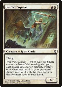 Custodi Squire Magic The Gathering Conspiracy