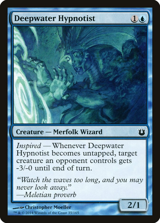 Deepwater Hypnotist Magic The Gathering Born of the Gods