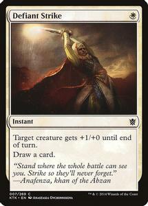 Defiant Strike Magic The Gathering Khans of Tarkir