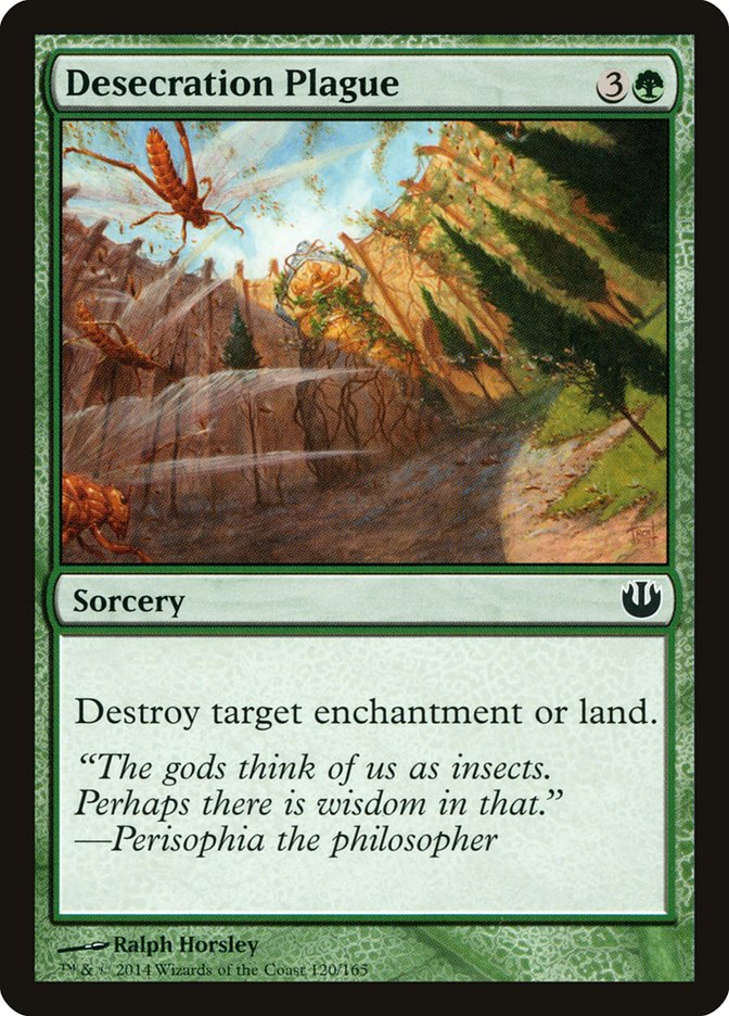 Desecration Plague Magic The Gathering Journey Into Nyx