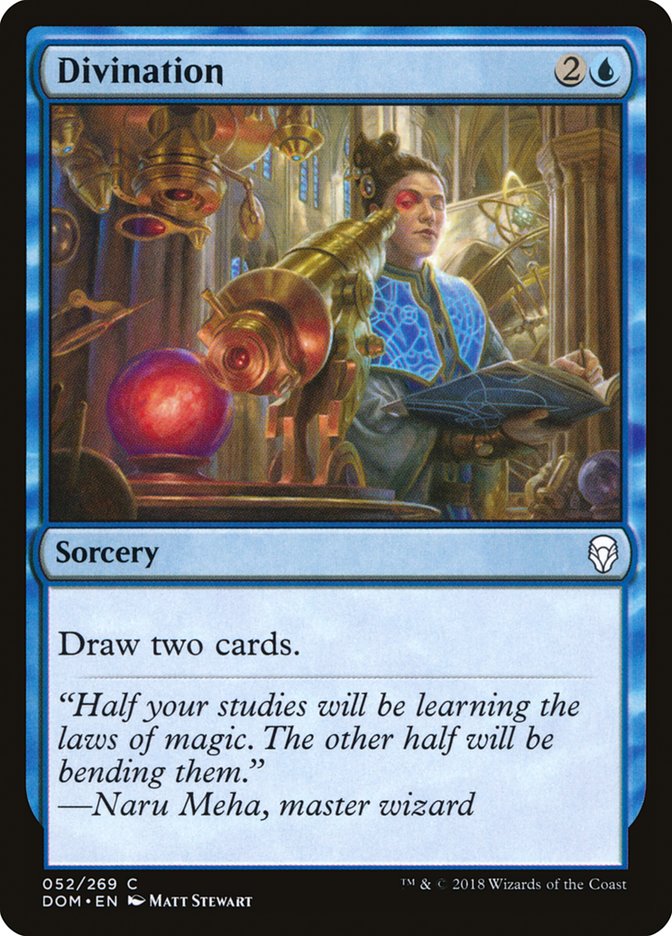 Divination Magic The Gathering Dominaria dom-52