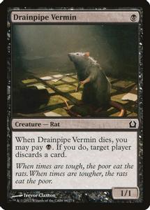 Drainpipe Vermin Magic The Gathering Return to Ravnica