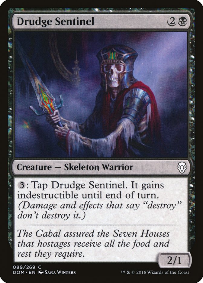 Drudge Sentinel Magic The Gathering Dominaria dom-89