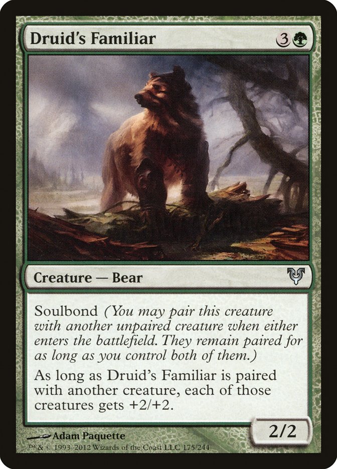 Druid's Familiar Magic The Gathering Avacyn Restored