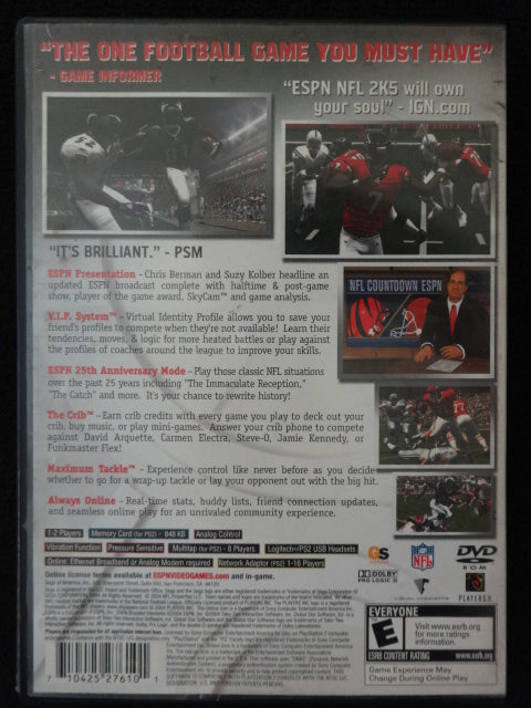 ESPN NFL 2K5 Sony PlayStation 2
