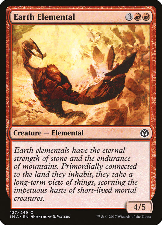 Earth Elemental - Magic The Gathering - Iconic Masters ima-127