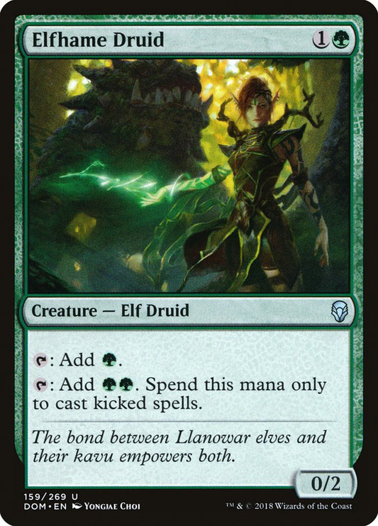 Elfhame Druid - Magic The Gathering - Dominaria dom-159
