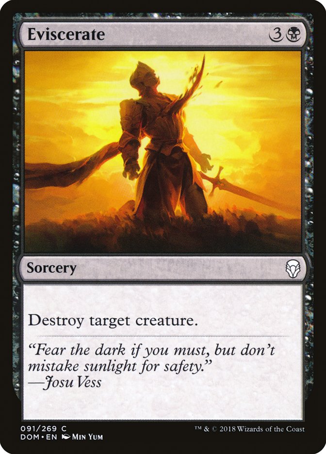 Eviscerate - Magic The Gathering - Dominaria dom-91