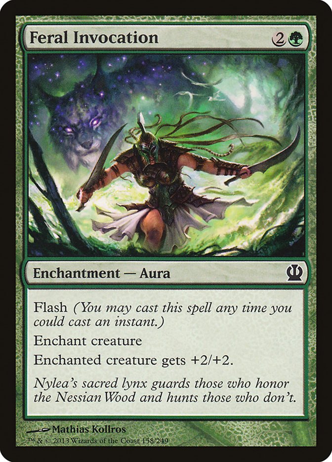 Feral Invocation Magic The Gathering Theros