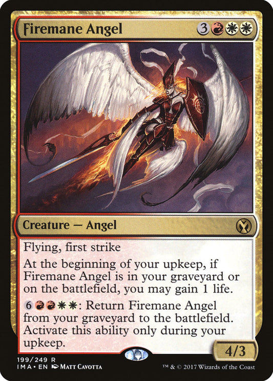 Firemane Angel - Magic The Gathering - Iconic Masters ima-199