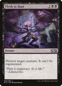 Flesh to Dust Magic The Gathering Magic 2015 (M15)