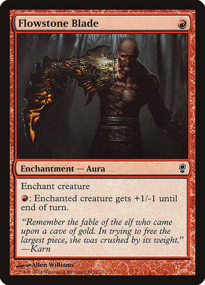 Flowstone Blade - Magic The Gathering - Conspiracy