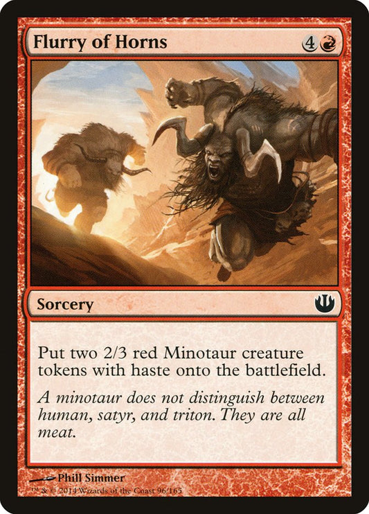 Flurry of Horns - Magic The Gathering - Journey Into Nyx