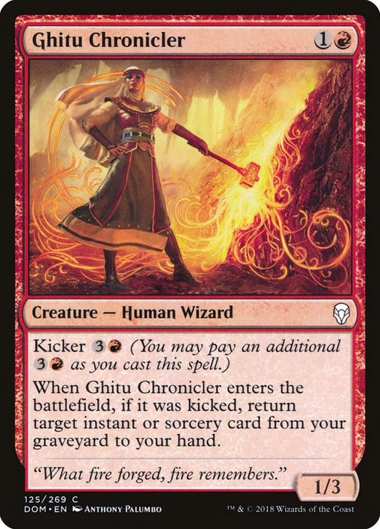 Ghitu Chronicler - Magic The Gathering - Dominaria dom-125