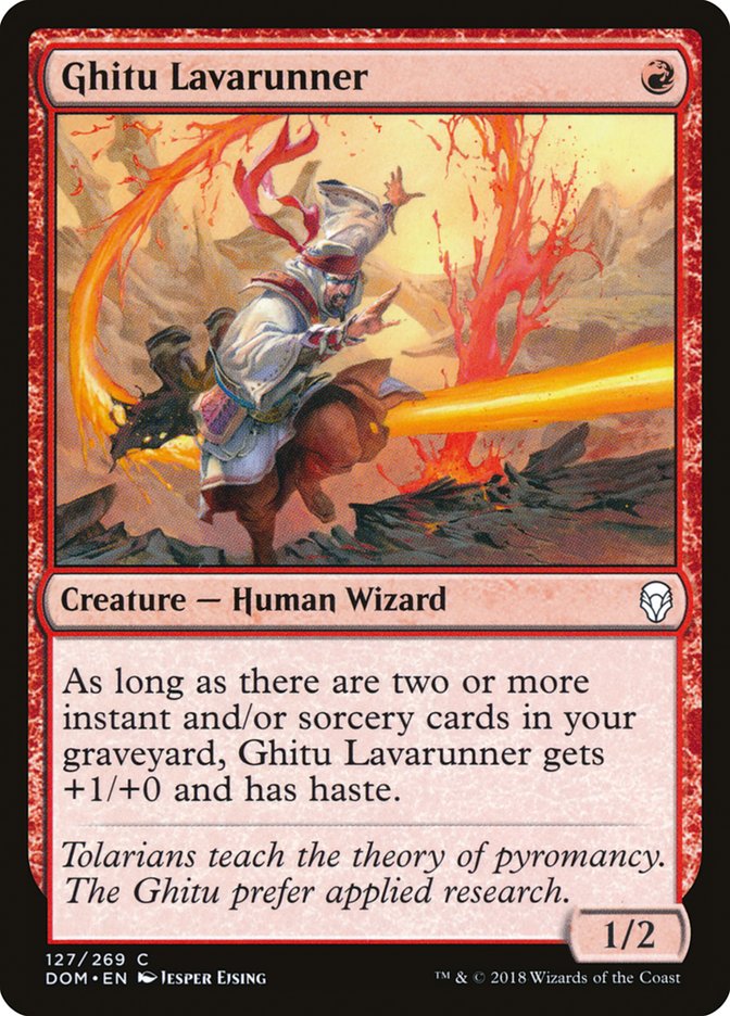 Ghitu Lavarunner - Magic The Gathering - Dominaria dom-127