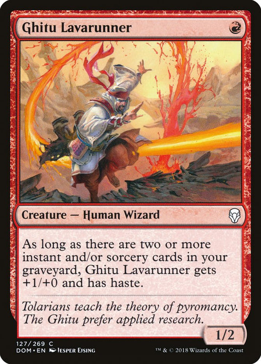 Ghitu Lavarunner - Magic The Gathering - Dominaria dom-127