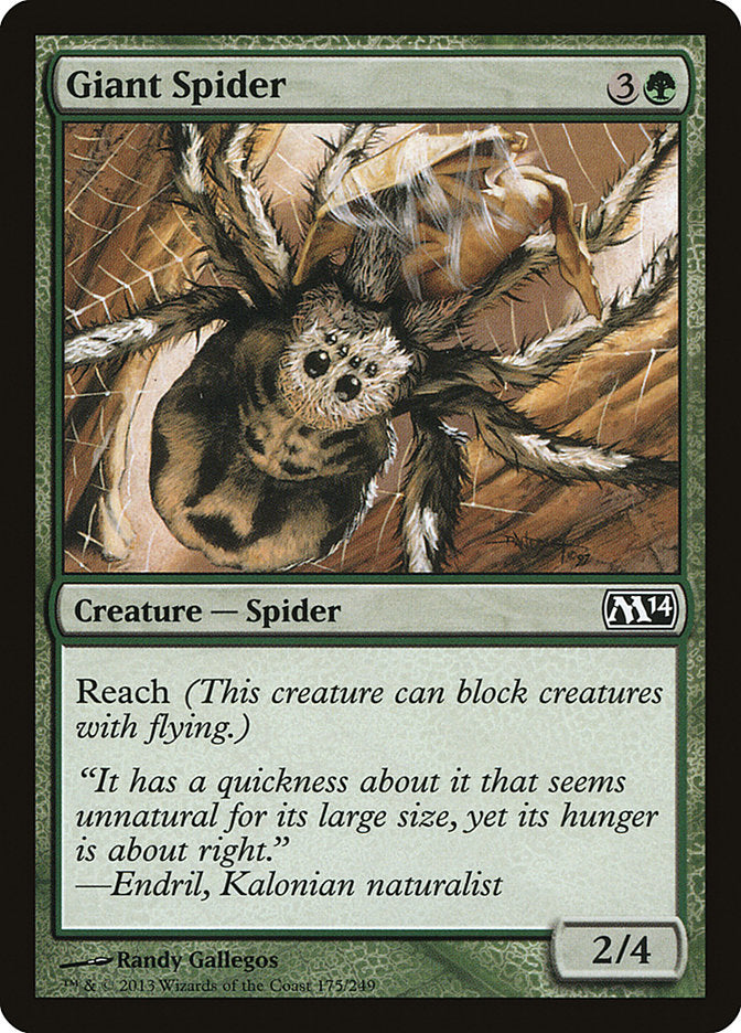 Giant Spider Magic The Gathering Magic 2014 M14