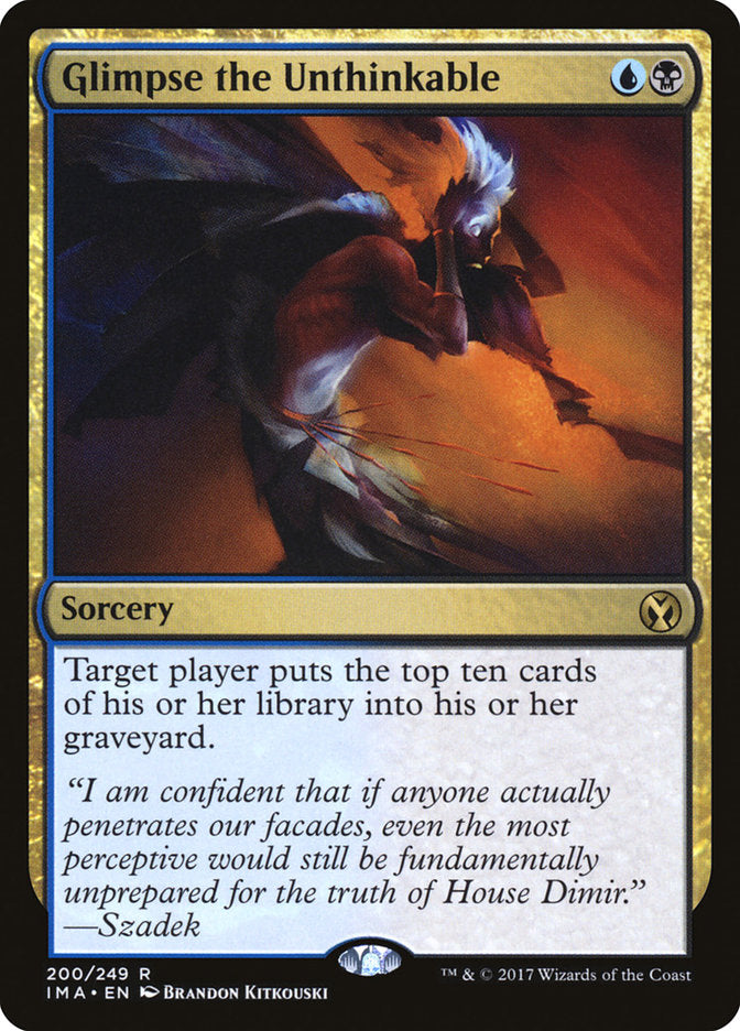 Glimpse the Unthinkable Magic The Gathering Iconic Masters ima-200