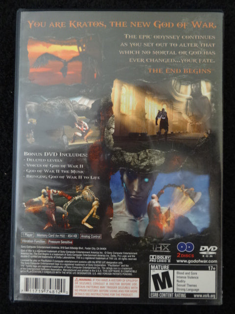 God of War 2 Sony PlayStation 2