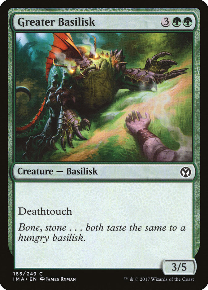 Greater Basilisk Magic The Gathering Iconic Masters ima-165