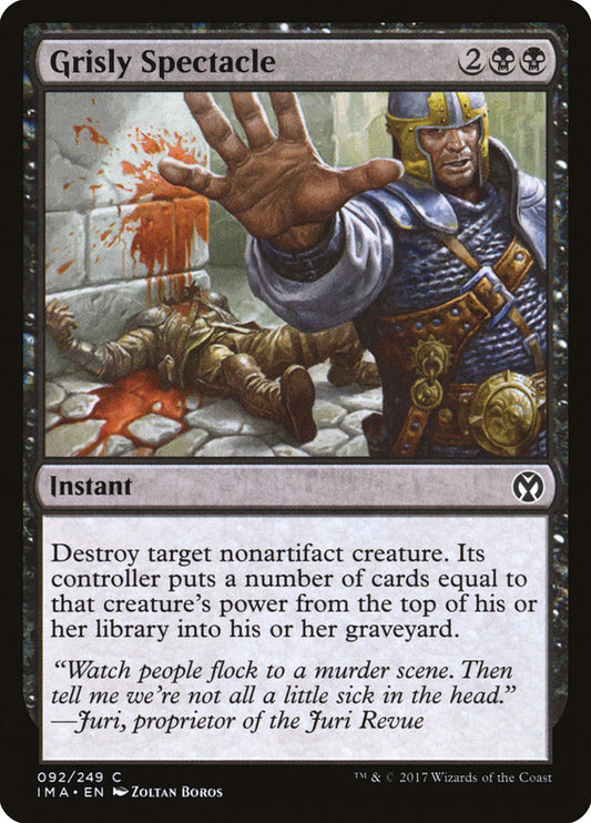 Grisly Spectacle magic the gatherong Iconic Masters ima-92