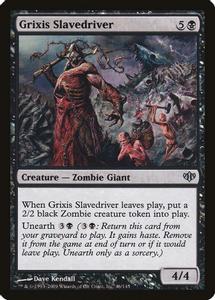 Grixis Slavedriver Magic The Gathering Conflux