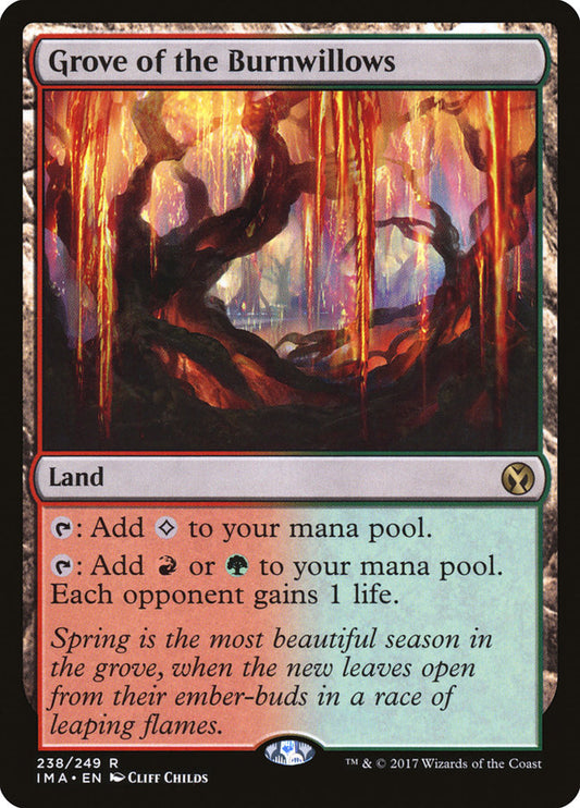 Grove of the Burnwillows - Magic The Gathering - Iconic Masters ima-238