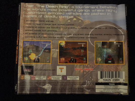 Grudge Warriors Box Art Sony PlayStation