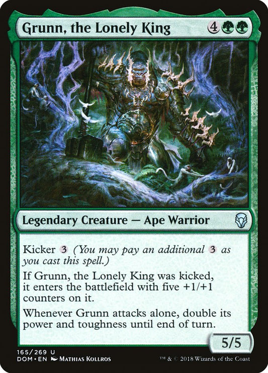 Grunn the Lonely King - Magic The Gathering - Dominaria dom-165