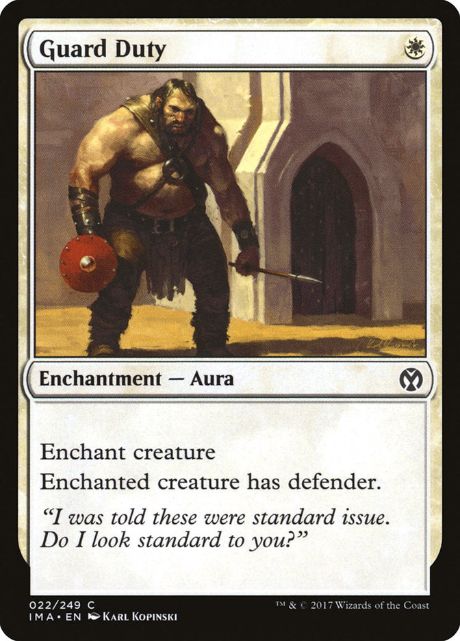 Guard Duty - Magic The Gathering - Iconic Masters ima-22