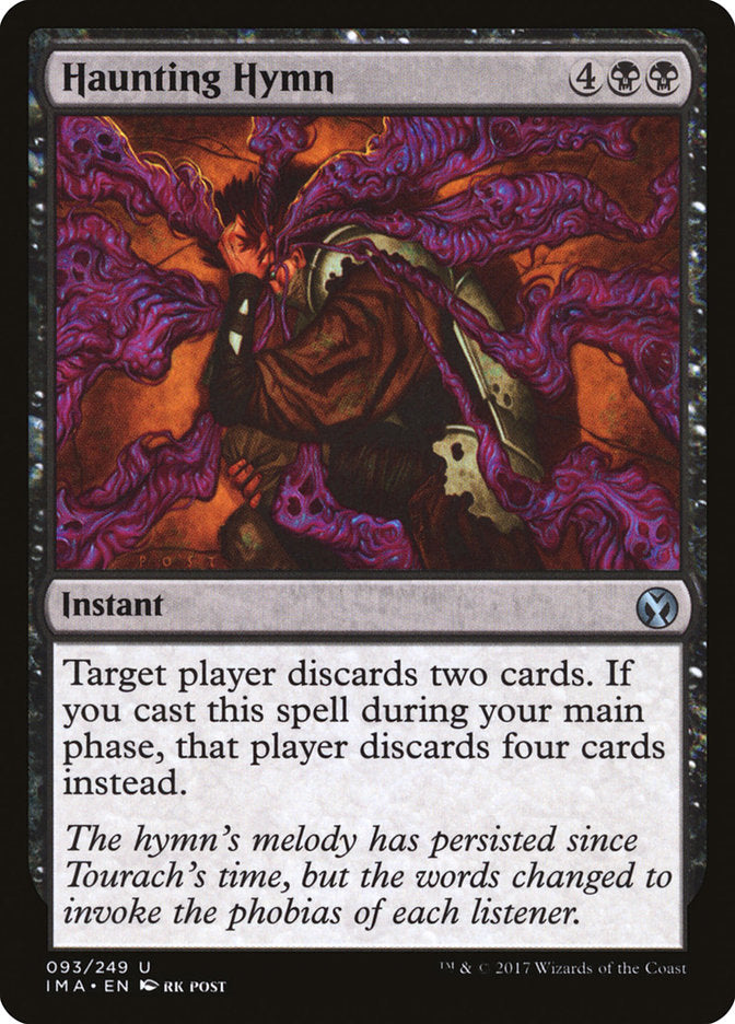 Haunting Hymn magic The Gathering Iconic Masters ima-93