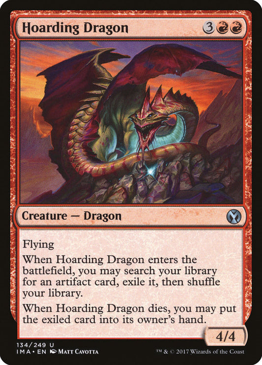 Hoarding Dragon - Magic The Gathering - Iconic Masters ima-134