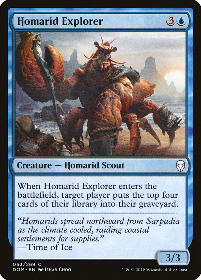 Homarid Explorer Magic The Gathering Dominaria dom-53