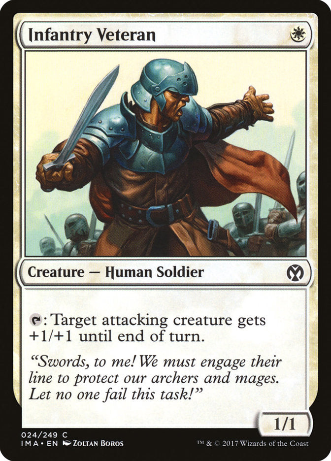 Infantry Veteran Magic The Gathering Iconic Masters 024