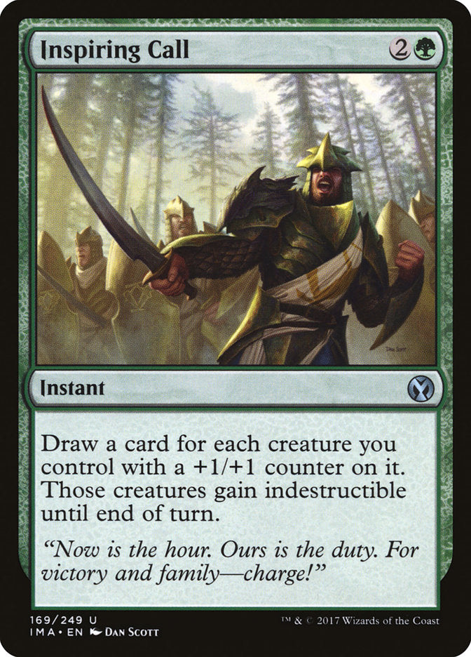 Inspiring Call - Magic The Gathering - iconic masters IMA-169