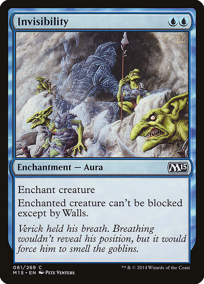 Invisibility Magic The Gathering Magic 2015 M15