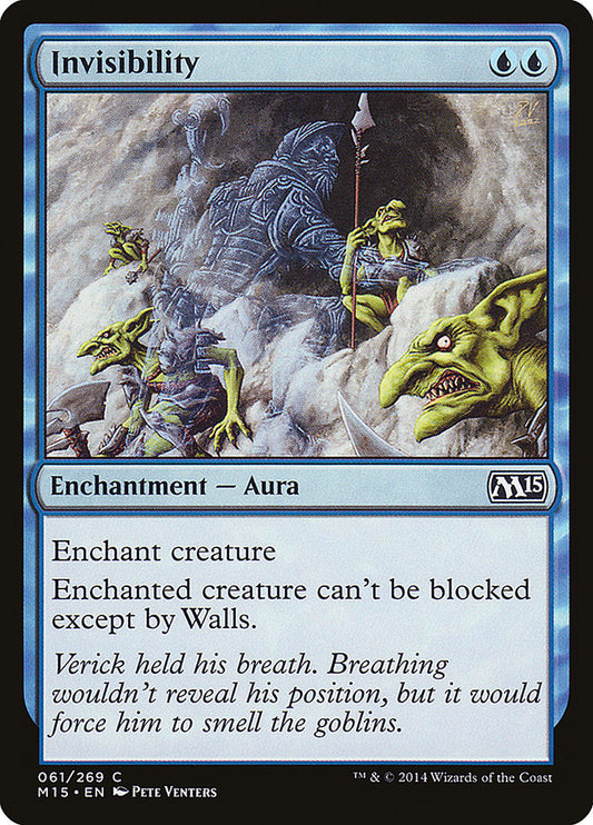 Invisibility - Magic The Gathering - Magic 2015 M15