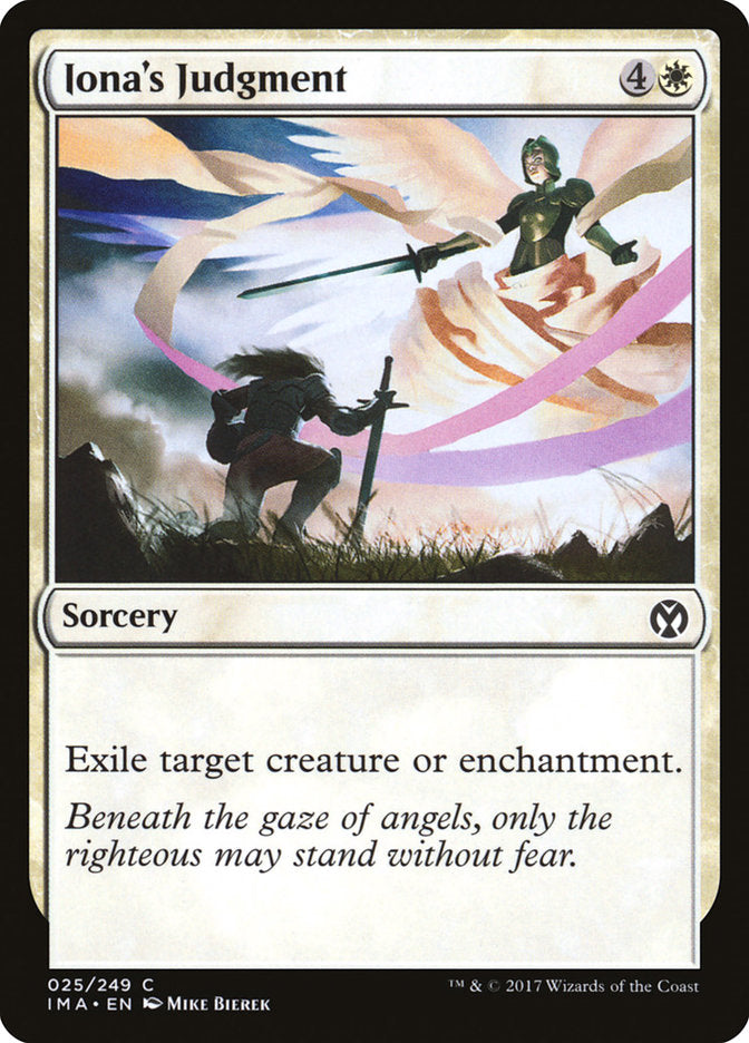 Ionas Judgment Magic The Gathering iconic masters IMA-025