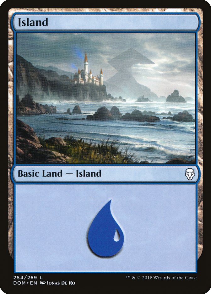 Island - Magic The Gathering - Dominaria DOM-254