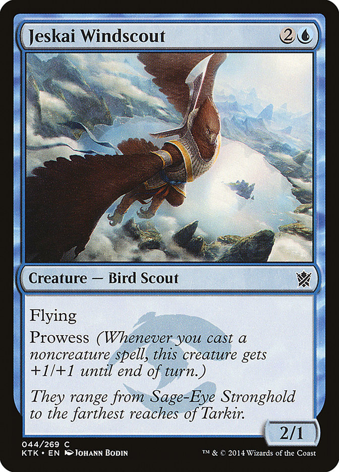 Jeskai Windscout Magic The Gathering Khans of Tarkir