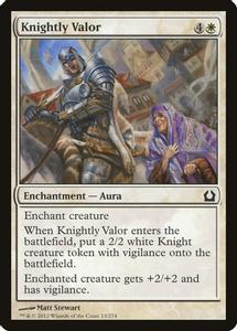 Knightly Valor Magic The Gathering Return to Ravnica