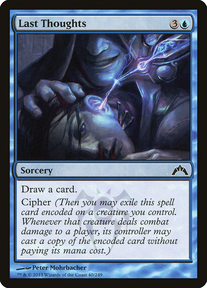 Last Thoughts Magic The Gathering Gatecrash