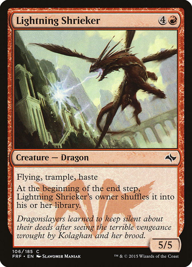Lightning Shrieker Magic The Gathering Fate Reforged