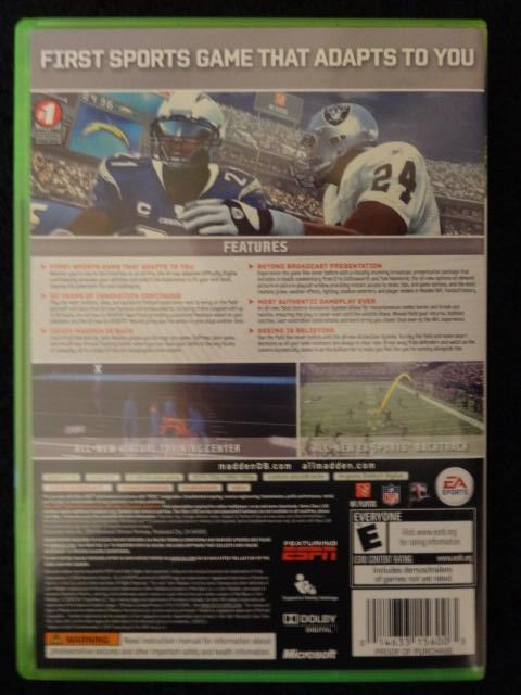 Madden 09 Xbox 360