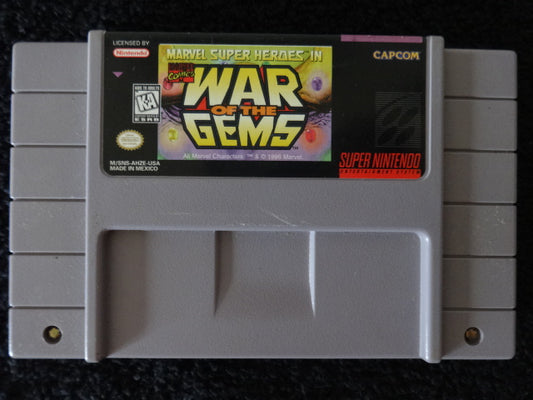 Marve Super Heroes In War of the Gems Super Nintendo