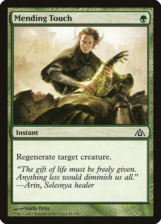Mending Touch Magic The Gathering Dragon's Maze