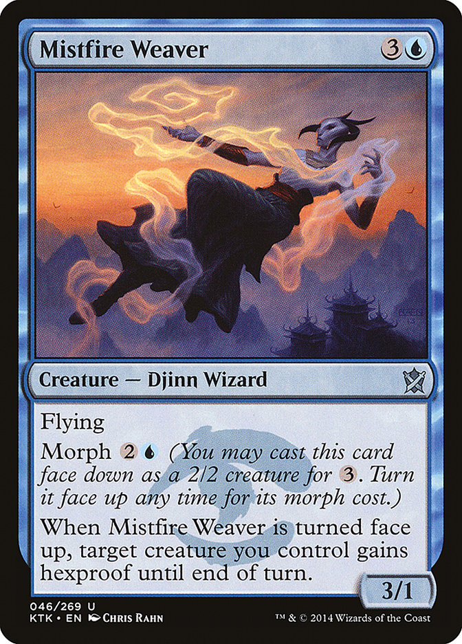 Mistfire Weaver Magic The Gathering Khans of Tarkir