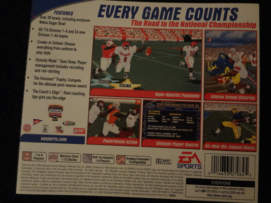 NCAA Football 2000 Box Art Sony PlayStation