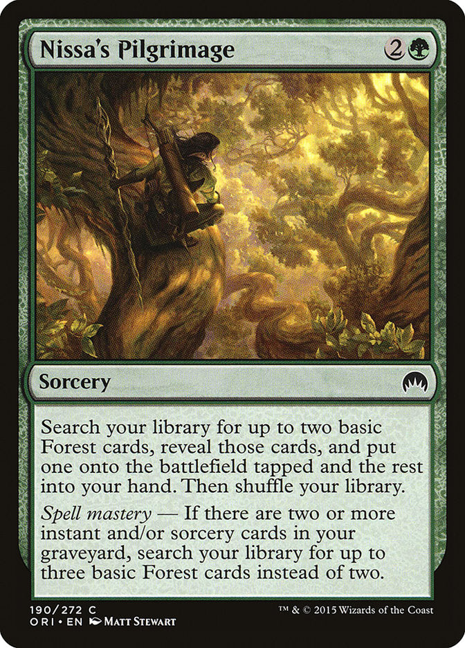Nissas Pilgrimage Magic The Gathering Magic Origins