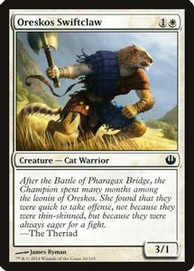 Oreskos Swiftclaw Magic The Gathering Journey Into Nyx